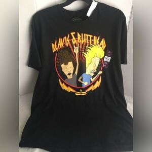 Beavis And Butt-Head shirt Size:LARGE - NEW WITH TAGS Black